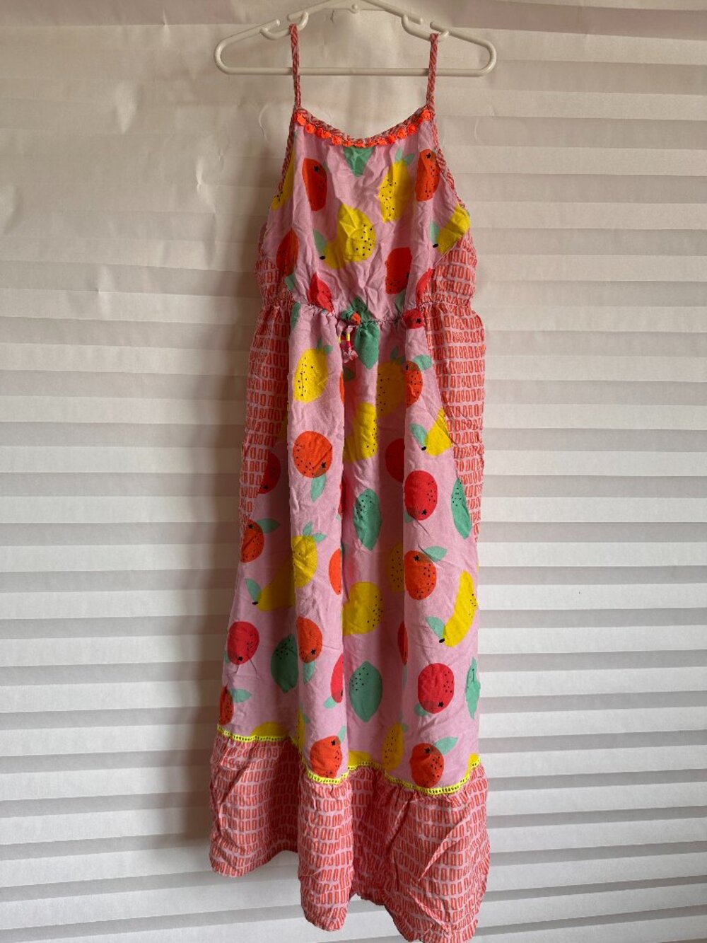 Cat & Jack Girls Pink Sundress Size Medium M 8/10 Sleeveless Summer Dress